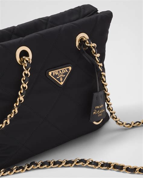 prada tote chain|Prada nylon tote.